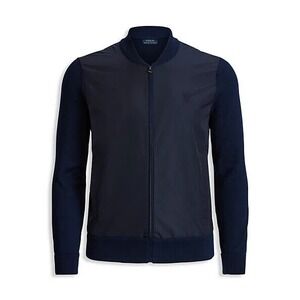 Polo Ralph Lauren Men's Hybrid Full-Zip Sweater Piper Navy Size 3LT 3XL Tall‎